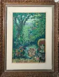 Femme dans un paysage by Édouard Goerg, 1945, Gouache sur papier signé en bas à gauche et daté, sold Jun 2026