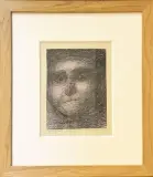 Visage by Louis Pons, 2009, Encre et crayon sur papier, sold Jun 2026