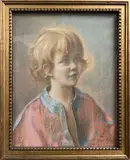 Portrait d’enfant by Maurice Neumont, 1923, Pastel sur papier signé en bas à droite et daté, sold Jun 2026
