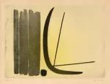 G 8 by Hans Hartung, 1953, Aquatinte en couleur sur papier, sold Jun 2026
