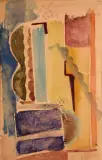 Composition cubiste by Floris Jespers, 1920, Aquarelle sur papier, sold Jun 2026
