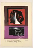 Hommage à Noa Noa de Gauguin by Ladislas Kijno, 1998, Crayon gras blanc sur papier froissé, et gravure, sold Jun 2026