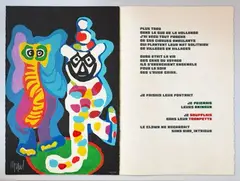 Ils sont de la famille by Karel Appel, Lithographie en couleurs sur papier numéroté IV/XX en bas à droite et signé en bas à gauch, sold Apr 2026