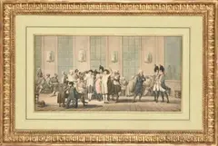 Le café des Patriotes, vers 1790-1792 by Jacques François Joseph Swebach Dit Swebach-Desfontaines, Aquarelle, plume et encre noire, sold Dec 2025