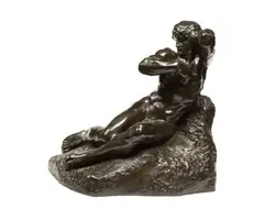 Etude de Nu masculin by Georges Bareau, Bronze à patine brune, sold Dec 2025