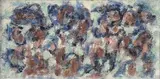 Composition abstraite by Elvire Jan, Technique mixte sur toile Mixed media on canvas, sold Nov 2025