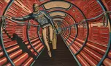 Solarius by Mikhail Romadin, 1971, Encre et aquarelle sur papier, sold Oct 2025