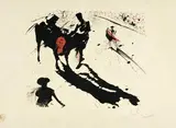 TAUROMACHIE, BULLFIGHT N. 2 by Salvador Dalí, Lithographie en couleurs sur papier, sold Oct 2025