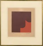 COMPOSITION ABSTRAITE by Émile Gilioli, Lithographie en couleurs sur papier, sold Oct 2025