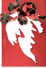SANS TITRE by Frans Krajcberg, 1971, Panneau en bois sculpté et peint, sold Oct 2025