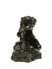 LE VAINCU by Alfred Pina, Bronze à patine brune, sold Oct 2025