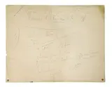 Lettre brouillon, c.1936 by Fernand Léger, Mine de plomb sur papier Graphite on paper, sold Jun 2025