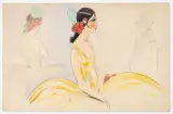 Étude, Danseuse de Flamenco de profil by Fernand Fernel, Mine de plomb, aquarelle et gouache sur papier, sold Jul 2026