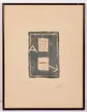 Matières et lettres by Antoni Tàpies, Eau-forte et aquatinte sur papier, sold Jul 2026