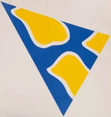 Sans titre, circa 1992 by Claude Viallat, Aquatinte sur papier, sold Jul 2026