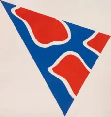 Sans titre, circa 1992 by Claude Viallat, Aquatinte sur papier, sold Jul 2026