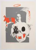 Poeten Paul Andersson Trollar by Erik Dietman, Lithographie sur papier, sold Jul 2026
