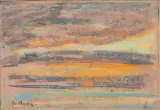Effet de ciel, crépuscule by Eugène Boudin, Pastel sur papier, sold Jun 2026