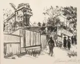 Le Moulin de la Galette by Maurice Utrillo, 1924, Lithographie sur papier, sold Jun 2026