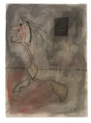 La toilette de Violette, 18 juillet 1938 by Joan Miró, Huile, gouache et encre sur papier, sold Jun 2026