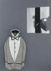 JM Blanco Blanc, n°8 by Eduardo Arroyo, 1979, Pastel et acrylique sur papier, sold Jun 2026