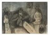 Les prostituées de Tanger by Jose Luis Cuevas, Encre, lavis d'encre et aquarelle sur papier, sold Jun 2026
