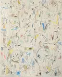 Sans titre by Jan Voss, 1998, Crayon, pastel gras et acrylique sur toile, sold Jun 2026
