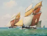 Cancalaises by Roger Chapelet, Gouache sur papier, sold Jun 2026
