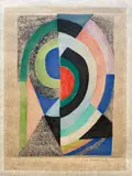 Rythme-coloré by Sonia Delaunay, 1971, Lithographie en couleurs, sold Jun 2026