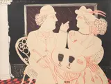 Couple en terrasse by Alekos Fassianos, Lithographie en couleurs, sold Jun 2026