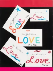 Love by Yves Saint Laurent, Affiche, sold Jun 2026