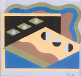 Déco Couleur by Georges Valmier, Gouache au pochoir, sold Jan 2025