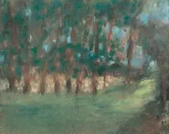 Paysage by Ker-Xavier Roussel, Pastel, sold Nov 2024
