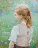 Portrait de Marguerite, nièce de l'artiste by Clemence Molliet, Pastel, sold Nov 2024