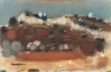λ Paysage by Eugène Baboulène, Gouache sur papier, sold Sep 2024