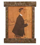 Fabien Duchein by Edmond Alet, 1909, Lavis d'encre de Chine et gouache sur papier, sold Sep 2024