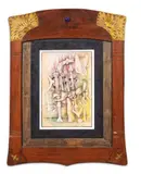 Gestrüpp der Verwandlung by Woldemar Winkler, 1971, Gouache sur papier, sold Sep 2024