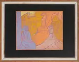 La centenaire de Magagnosc by Stella Mertens, 1957, Gouache sur papier doublé, sold Feb 2026