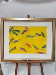 Sauterelles by Walasse Ting, 1982, Lithographie signée et numérotée, sold Feb 2026