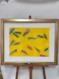 Sauterelles by Walasse Ting, 1982, Lithographie signée et numérotée, sold Feb 2026