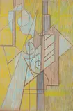 Sans titre ( i 05) by Gilbert Thevenot, Pastel sur carton avec mise au carreau, sold Jan 2026