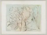 Sans titre (i01 et i012) Deux dessins : by Gilbert Thevenot, Encre brune et aquarelle sur papier, sold Jan 2026