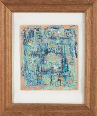 Sans titre (i489) by Gilbert Thevenot, Gouache sur carton, sold Jan 2026