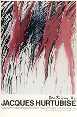 Jacques Hurtubise by Jacques Hurtubise, Affiche d'exposition du Musée d'art contemporain de Montréal, sold Mar 2026