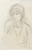 Portrait de jeune fille by Pierre Bonnard, Crayon sur papier dentelé, sold Aug 2026