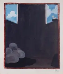Intérieur aux fenêtres (étude pour un décor de Don Quichotte) by André Derain, Gouache, sold Aug 2026