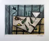 Nature morte by Bernard Buffet, Lithographie originale, sold Aug 2026