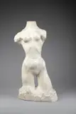 Nu féminin, Carrare by Paul Hubay, 1990, Marbre signé, sold Aug 2026