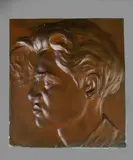 Portrait d'un jeune homme by Georges Lavroff, 1934, Bronze à patine médaille, sold Aug 2026