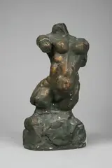 Torse de femme by Paul Hubay, 1991, Plâtre patiné, sold Aug 2026